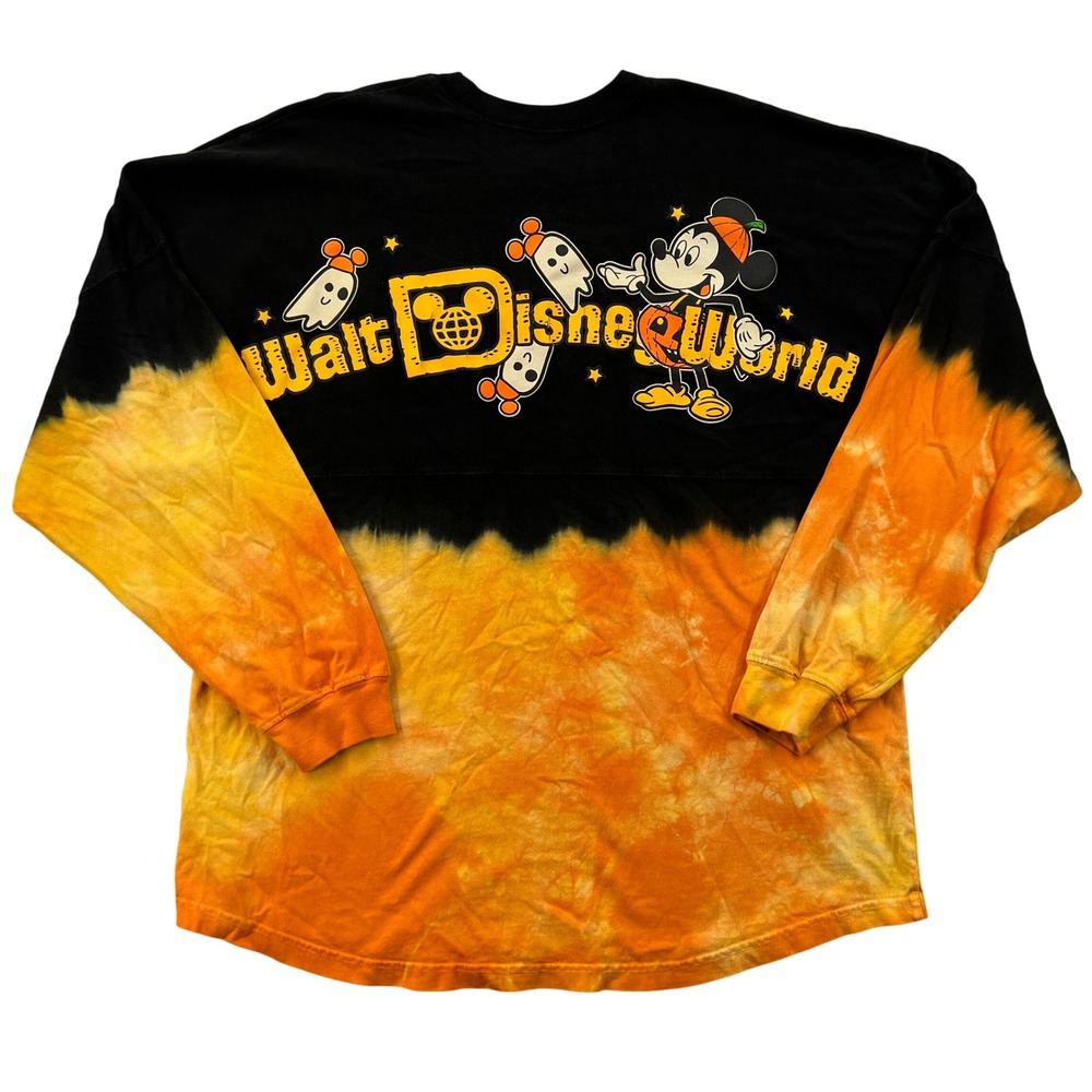 Walt Disney World Spirit Jersey Mens XL Tie Dye Halloween Party Shirt MNSSHP